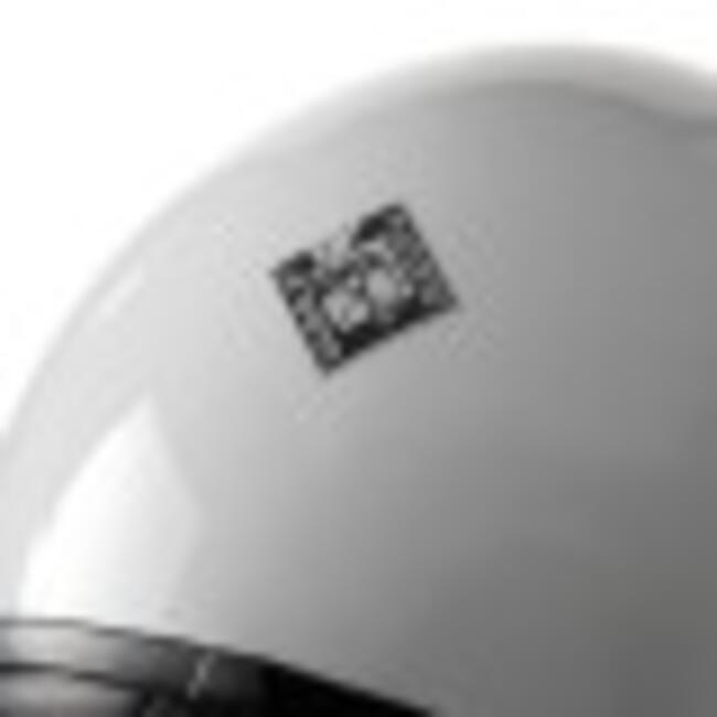 Casco Jet El'jettin Bianco Ghiaccio Lucido Tucano Urbano